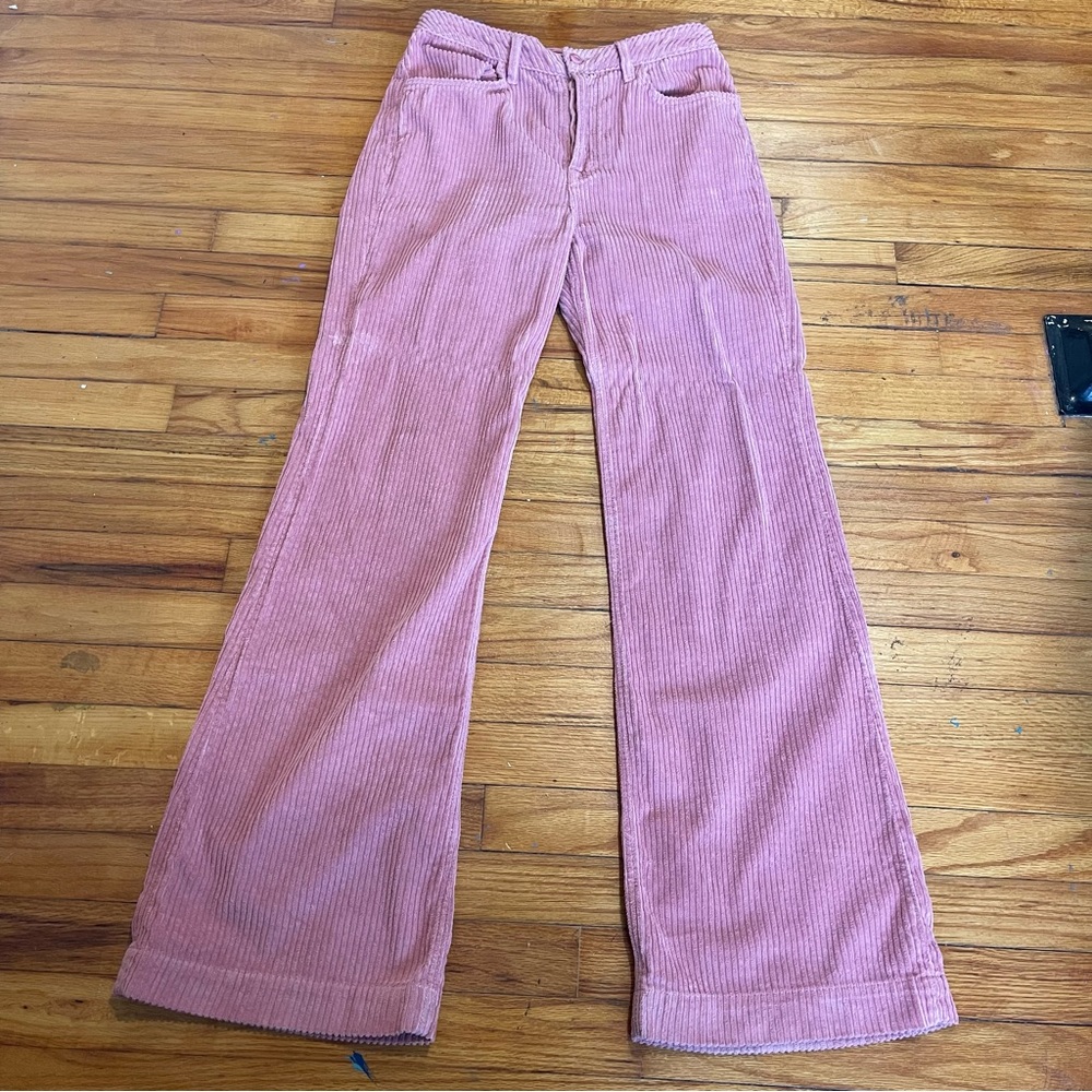 GRLFRND Rose Corduroy Flare Pants